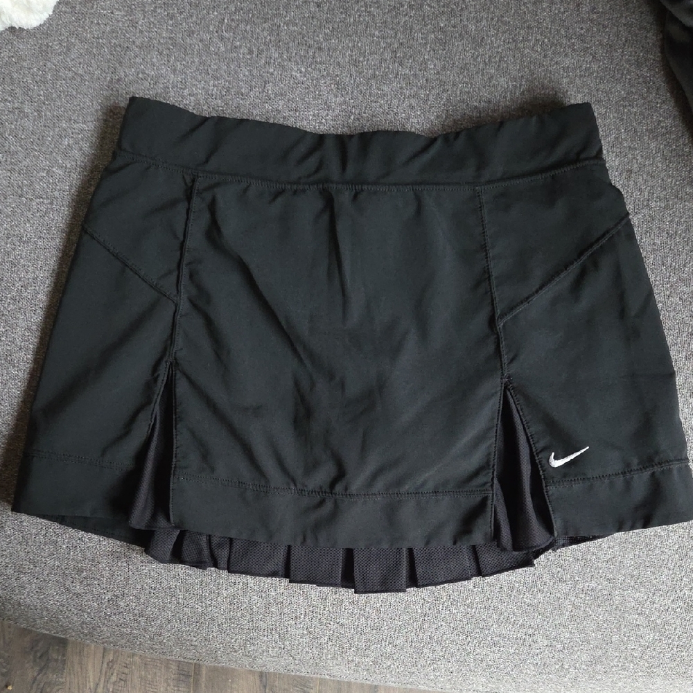 Nike Black Pleated Sports Skirt